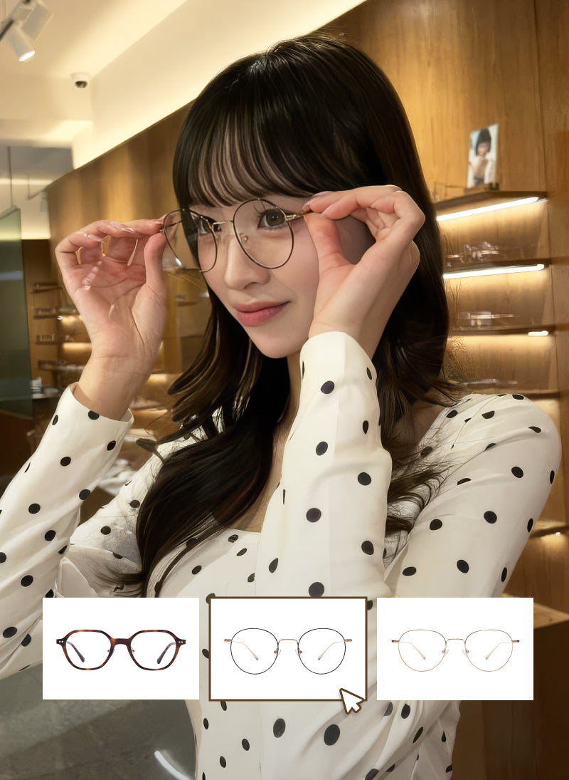お好きなフレームを表参道店に取り寄せ