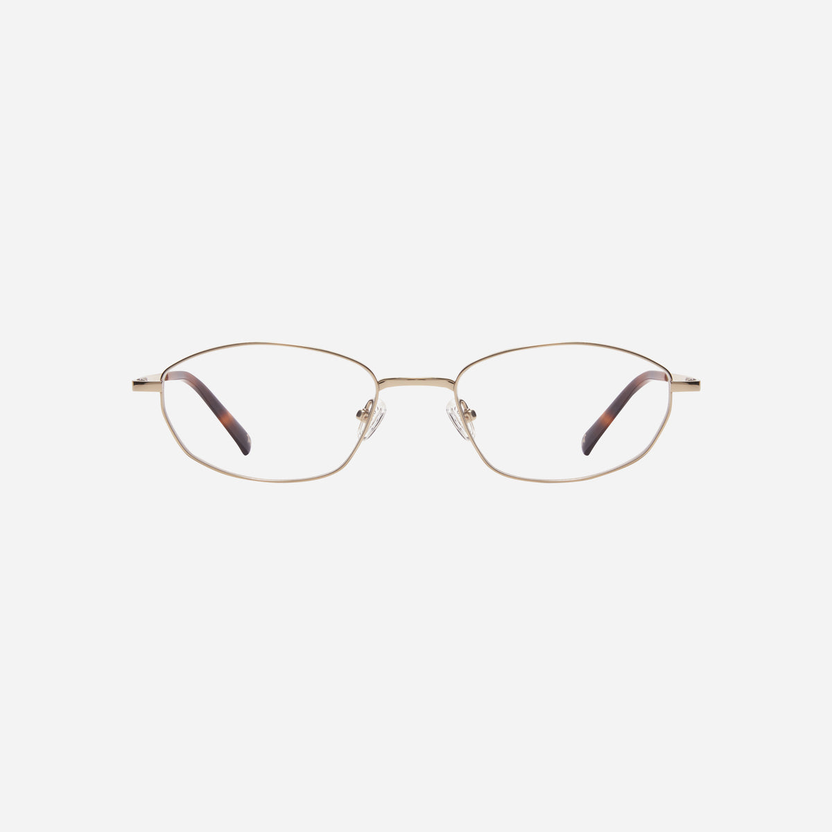 Pray P is a polygon-shaped metal optical frame. Reinterpreting a retro-inspired lens shape with a modern sensibility, it creates a classic yet sophisticated look. Crafted entirely from pure titanium for both the front and temples, it provides a lightweight and comfortable fit.