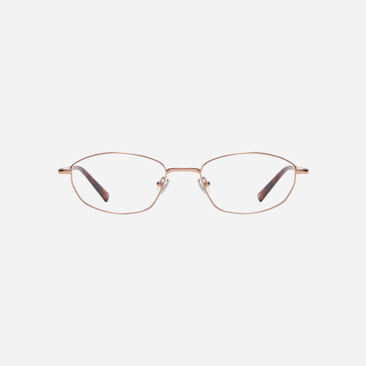 Pray P is a polygon-shaped metal optical frame. Reinterpreting a retro-inspired lens shape with a modern sensibility, it creates a classic yet sophisticated look. Crafted entirely from pure titanium for both the front and temples, it provides a lightweight and comfortable fit.