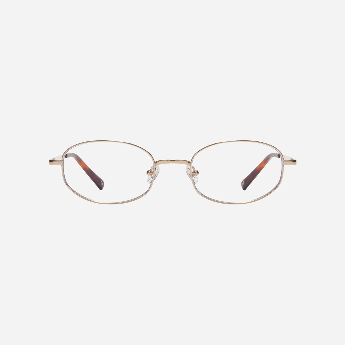 Pray S is a square-shaped metal optical frame. Reinterpreting a retro-inspired lens shape with a modern sensibility, it creates a classic yet sophisticated look. Crafted entirely from pure titanium for both the front and temples, it provides a lightweight and comfortable fit.