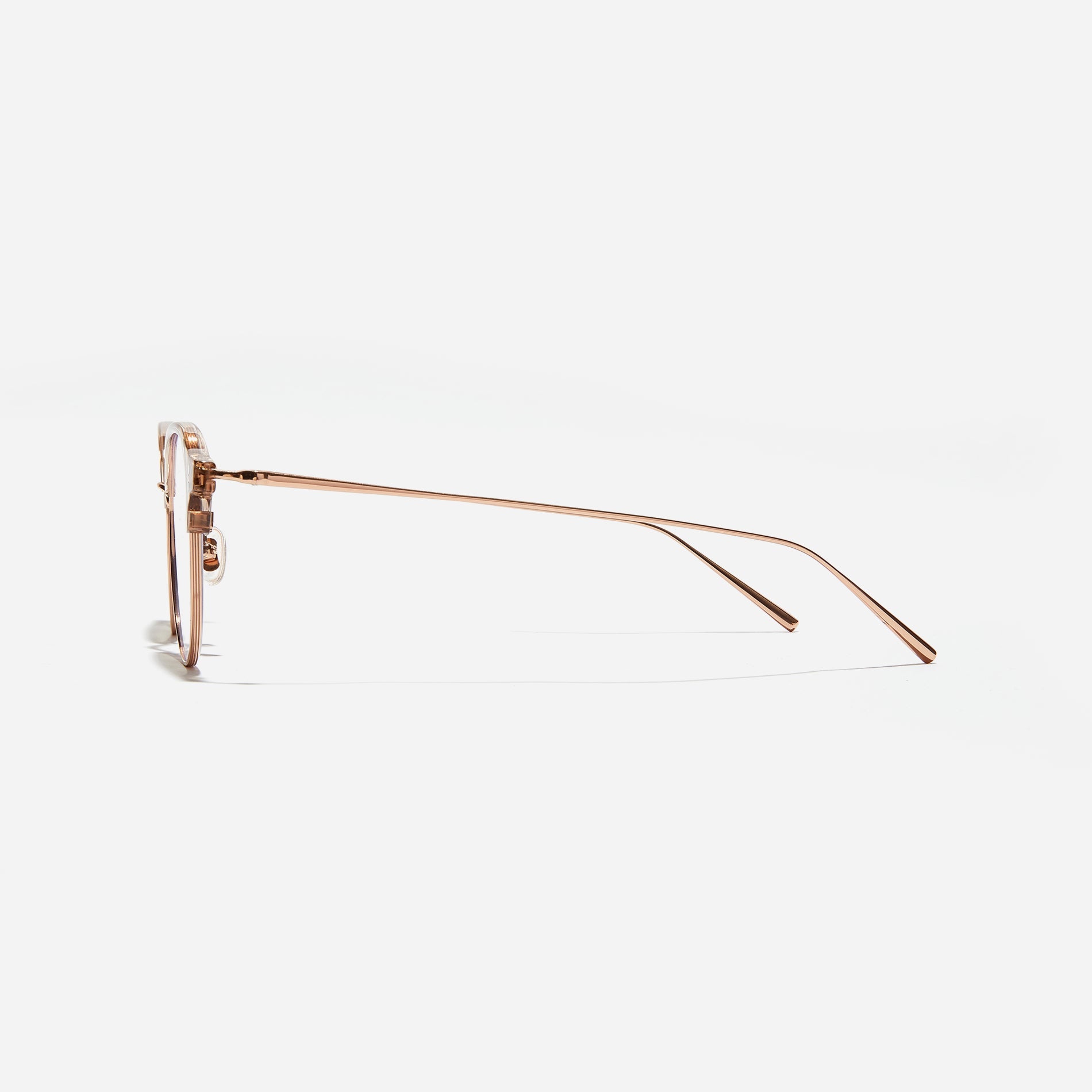 Alex P are oversized eyeglasses that feature a polygonal-shaped half-rim frame.  They provide a lightweight and comfortable wearing experience with their durable TR material frame and slim B-Titanium temples. 