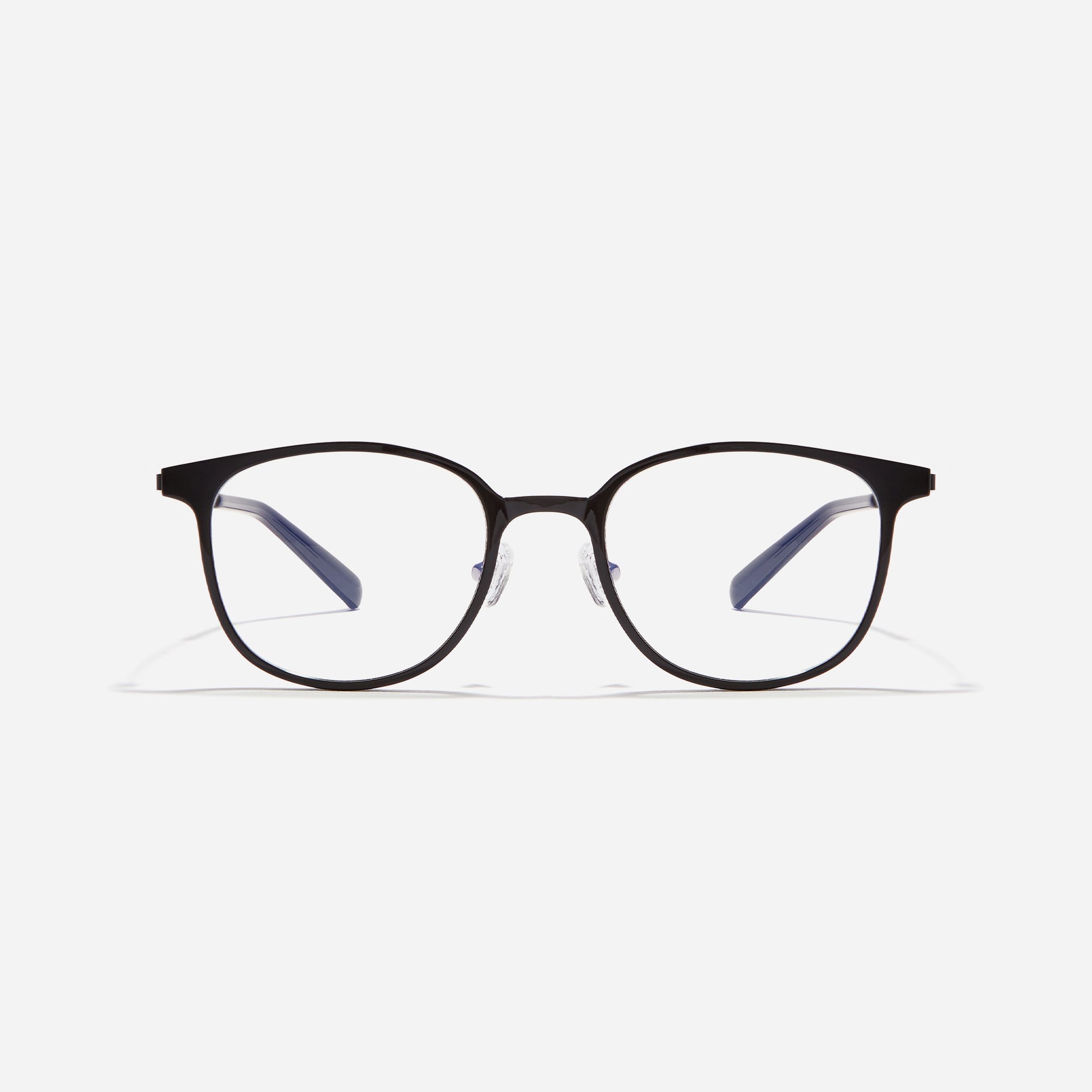 Square-shaped combination eyeglasses that provide a comfortable and durable wearing experience through a frame crafted using cutting-edge materials sourced from the French company ARKEMA, along with stainless Wagner steel temples.