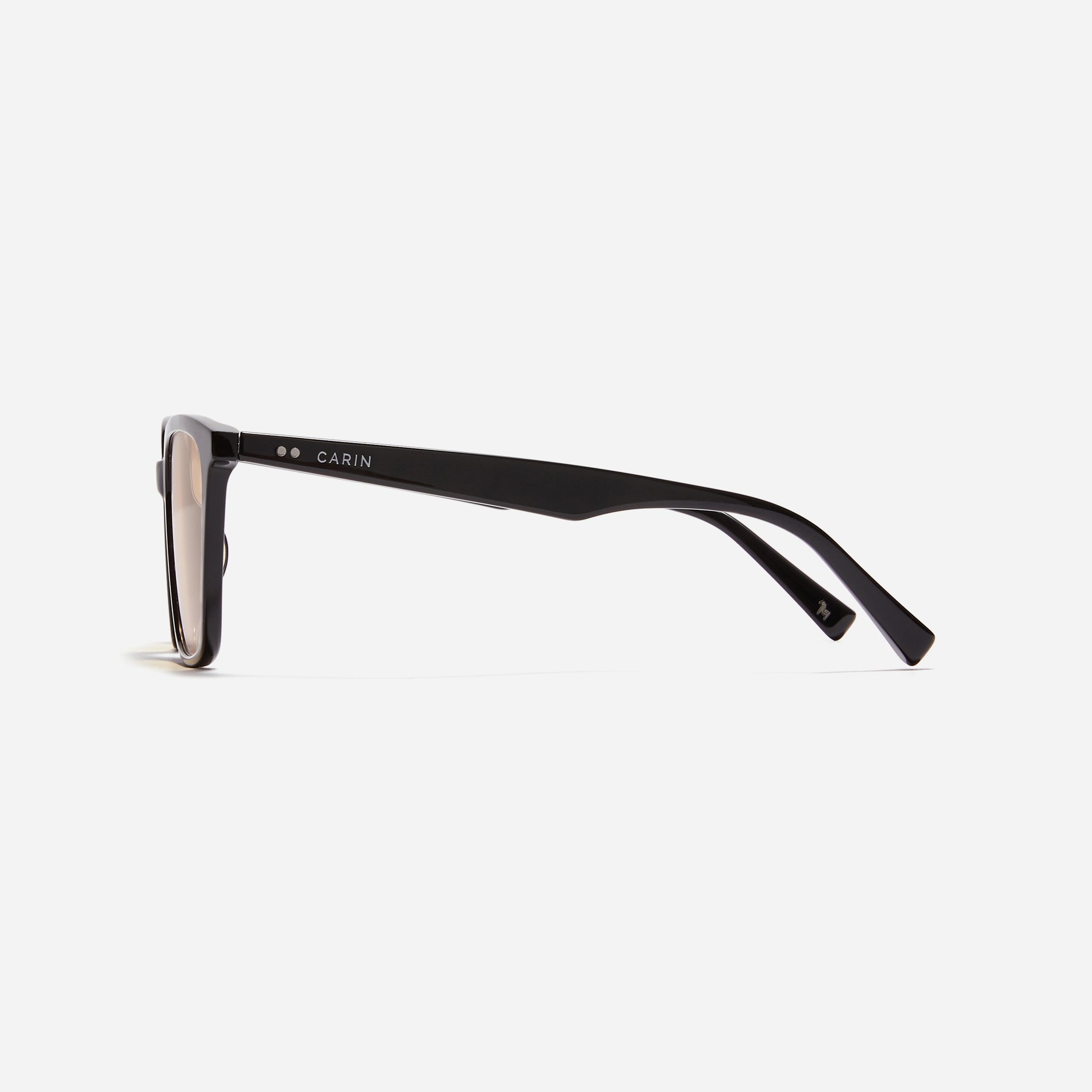 Square-shaped sunglasses with a sleek, straight-edged top front, providing a versatile and neutral style.