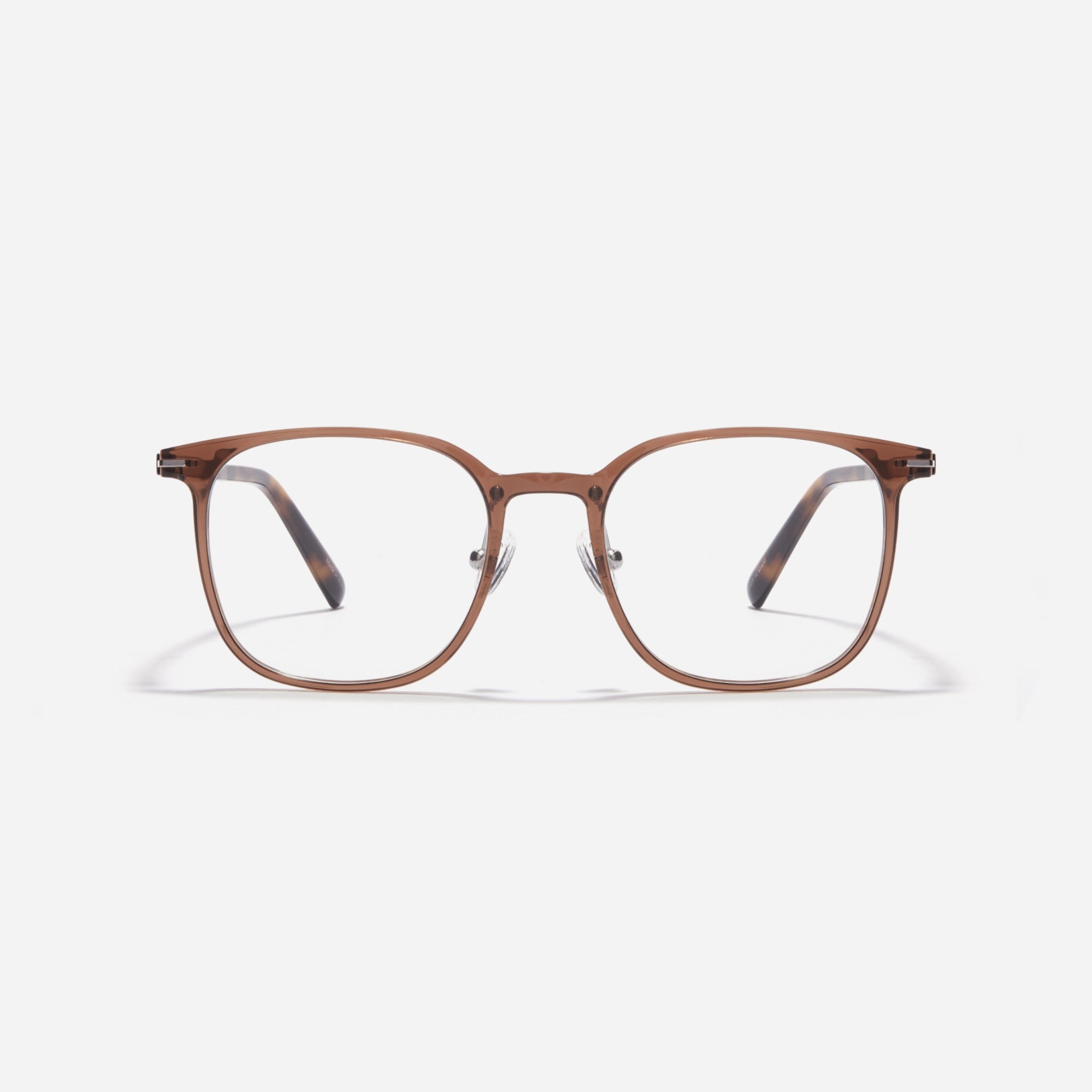 Nils B is a box-shaped combination optical frame from the Forest Line. Featuring a bio-plastic front and Ultem temples, it offers a lightweight, comfortable fit with a classic aesthetic.