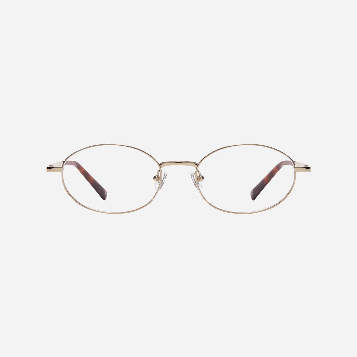 Pray O is an oval-shaped metal optical frame. Reinterpreting a retro-inspired lens shape with a modern sensibility, it creates a classic yet sophisticated look. Crafted entirely from pure titanium for both the front and temples, it provides a lightweight and comfortable fit.